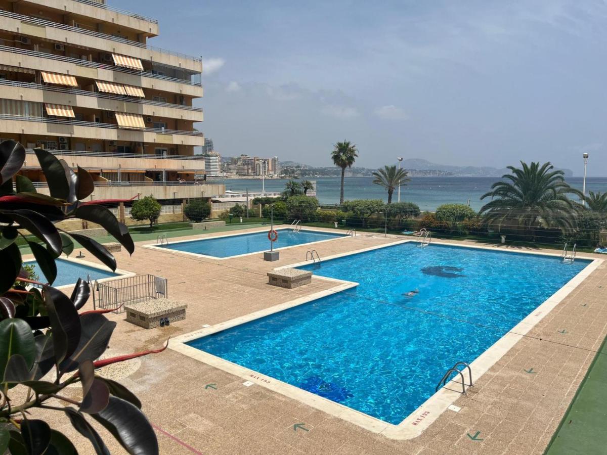 Calpe Apartamento 1A Linea De Playa Piscina Reformado Wifi Aire Exteriér fotografie